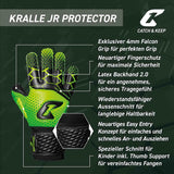 Fussballhandschuhe Kralle Protector Gr. 4 Grün Torwart Keeper Goalie Handschuhe