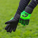Fussballhandschuhe Kralle Protector Gr. 4 Grün Torwart Keeper Goalie Handschuhe