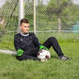 Fussballhandschuhe Kralle Protector Gr. 5 Grün Torwart Keeper Goalie Handschuhe