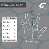 Fussballhandschuhe Kralle Protector Gr. 3 Blau Torwart Keeper Goalie Handschuhe