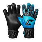 Fussballhandschuhe Kralle Protector Gr. 5 Blau Torwart Keeper Goalie Handschuhe