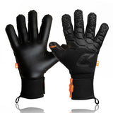 Fussballhandschuhe Fly Dark Soul Gr. 12 Schwarz Torwart Keeper Goalie Handschuhe