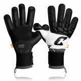 Fussballhandschuhe Fly Protect Gr. 9.5 Weiss Torwart Keeper Goalie Handschuhe
