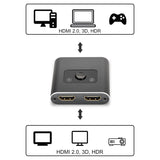 HDMI-Switch HDMI-Verteiler HDMI-Umschalter 4K@60Hz bidirektional