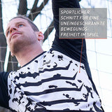 Trikot Protection Torwarttrikot Gr. S Weiss-Schwarz Fussball Torwart Shirt Oberteil