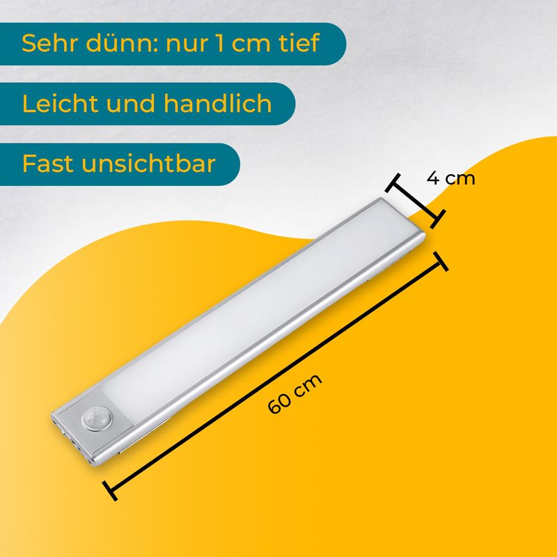Lichtleiste Nachtlicht Leuchte Lampe Licht Bewegungsmelder LED