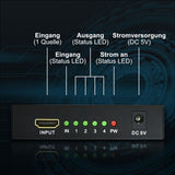 HDMI Splitter HDMI-Splitter-Box HDMI Verteiler HDMI-Signal-Splitter