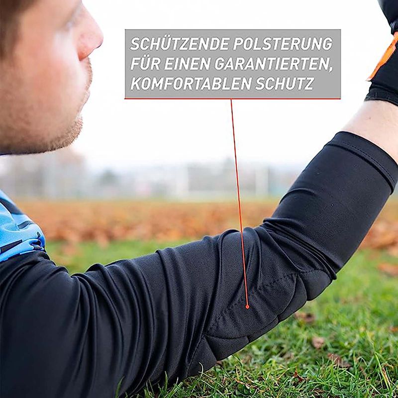 Trikot Protection Torwarttrikot Gr. 164 Blau-Schwarz Fussball Torwart Shirt Oberteil