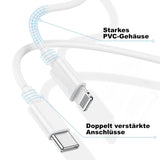 Lightning zu USB-C Kabel 3m Datenkabel mit USB-C-Anschluss für iPhone