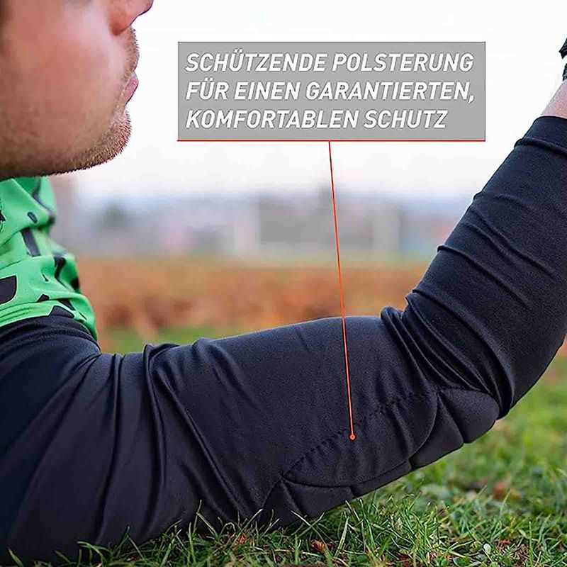 Trikot Protection Torwarttrikot Gr. 128 Grün-Schwarz Fussball Torwart Shirt Oberteil