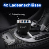 4-USB-Autoladegerät KFZ-USB-Ladegerät Auto-USB-Ladegerät KFZ-Ladegerät