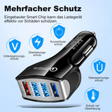 4-USB-Autoladegerät KFZ-USB-Ladegerät Auto-USB-Ladegerät KFZ-Ladegerät