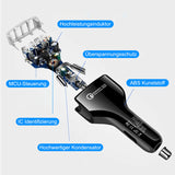 4-USB-Autoladegerät KFZ-USB-Ladegerät Auto-USB-Ladegerät KFZ-Ladegerät