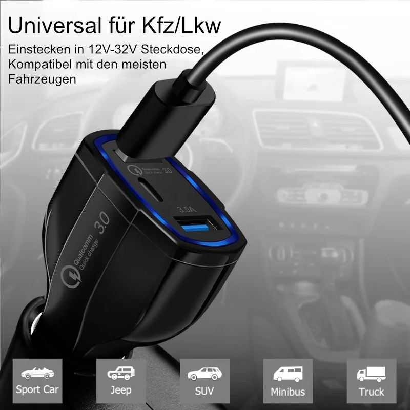 Auto-USB-Ladegerät KFZ-USB-Adapter KFZ-USB-Ladegerät Auto-USB-Adapter