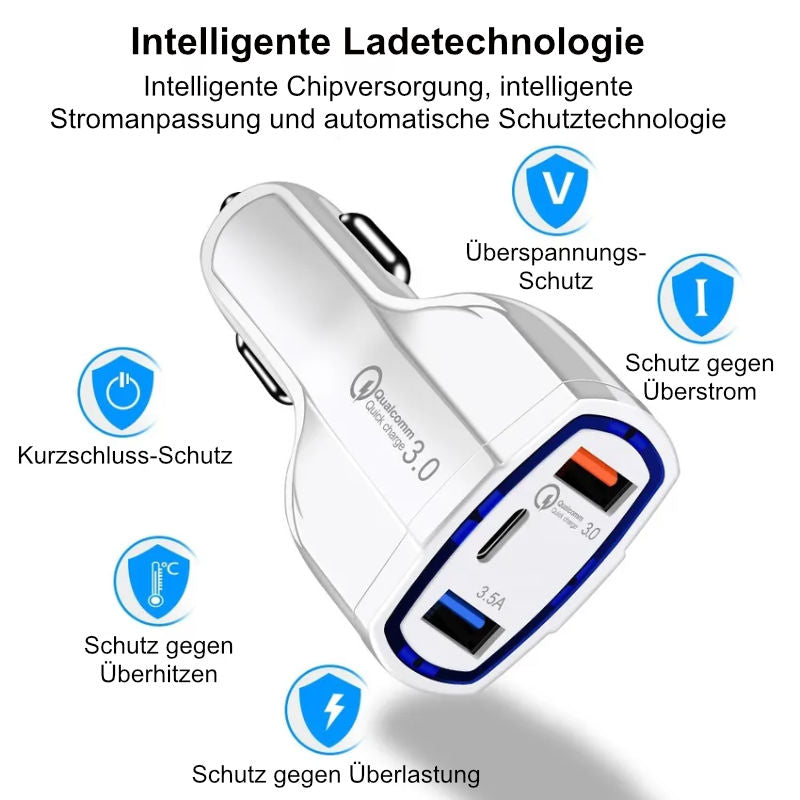 Auto-USB-Ladegerät KFZ-USB-Adapter KFZ-USB-Ladegerät Auto-USB-Adapter