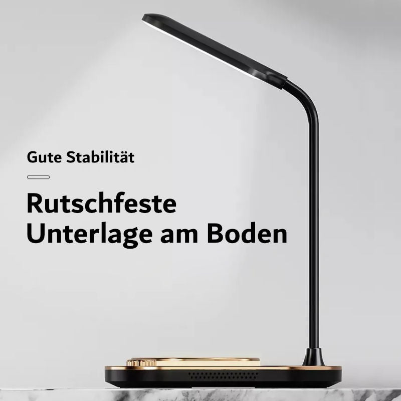 4-in-1 Tischlampe Schnelllader für Smartphone Smartwatch Kopfhörer