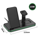 3-in-1 Ladestation für Smartphone Smartwatch Kopfhörer Dockingstation