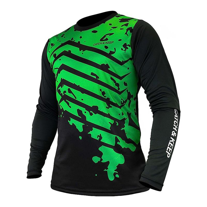 Trikot Protection Torwarttrikot Gr. M Grün-Schwarz Fussball Torwart Shirt Oberteil
