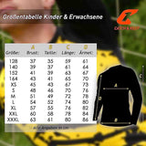 Trikot Protection Torwarttrikot Gr. L Gelb-Schwarz Fussball Torwart Shirt Oberteil