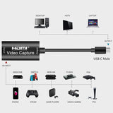 USB-C zu HDMI Game Video Capture Card Adapter USB-C HDMI Capture Card
