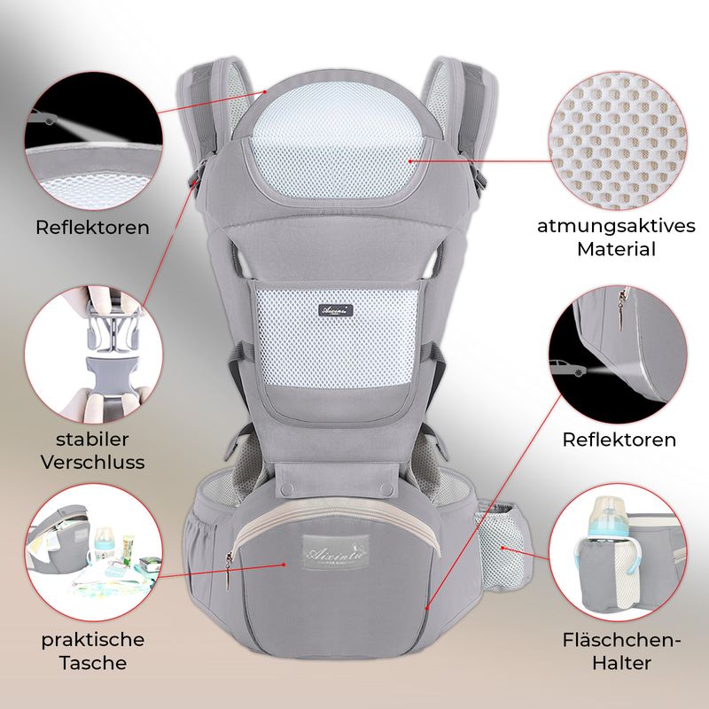 Baby Carrier Baby Träger Babytrage Taille Hocker Kindertrage Hüftsitz