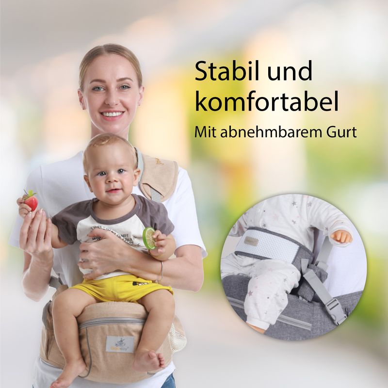 Taillen Hocker Babytragehilfe Baby Carrier Hüftsitz Tragesitz