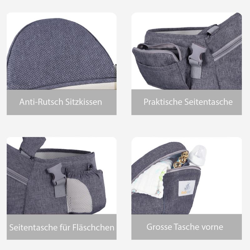 Babytragehilfe Taillen Hocker Baby Carrier Tragesitz Hüftsitz