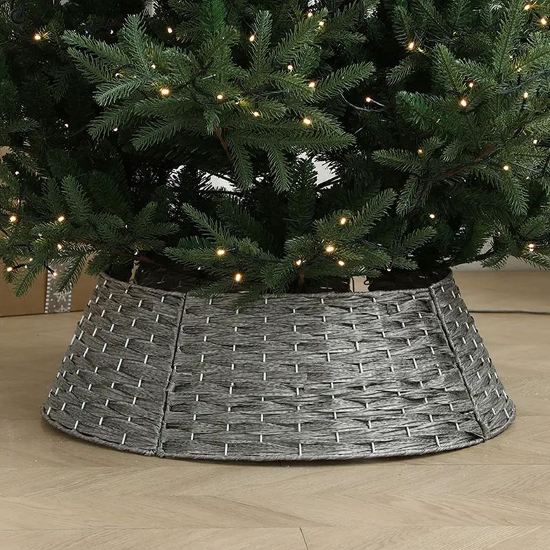 Weihnachtsbaum Rock Kragen Korb Korbabdeckung Tannenbaum Ring