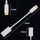 DisplayPort zu HDMI 25cm DisplayPort auf HDMI Konverter Adapterleitung