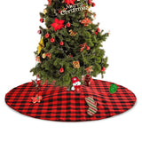 Christbaum-Rock Weihnachtsbaumdecke Tannenbaum-Teppich Baumrock-Matte