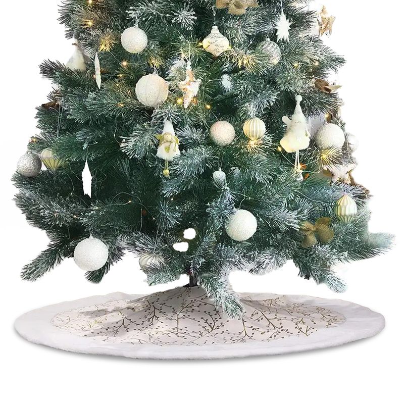 Weihnachtsbaumdecke Tannenbaum-Teppich Christbaum-Rock Baumrock-Matte