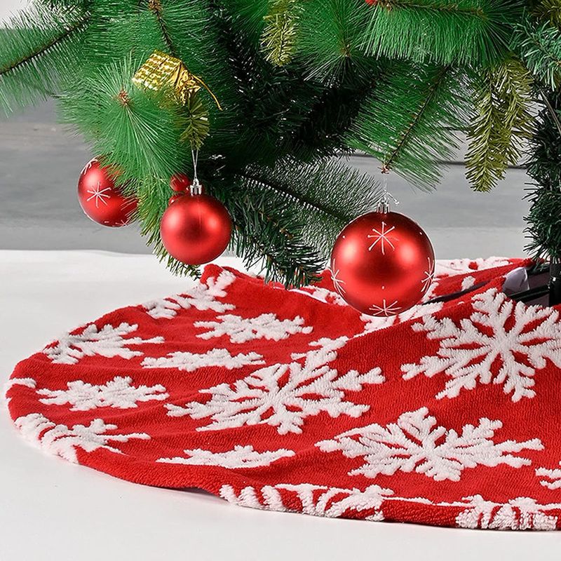 Christbaum-Rock Weihnachtsbaumdecke Tannenbaum-Teppich Baumrock-Matte
