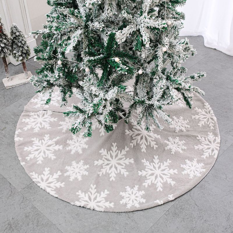 Christbaum-Rock Weihnachtsbaumdecke Baumrock-Matte Tannenbaum-Teppich