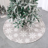 Christbaum-Rock Weihnachtsbaumdecke Baumrock-Matte Tannenbaum-Teppich