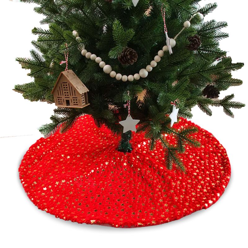 Weihnachtsbaumdecke Christbaum-Rock Tannenbaum-Teppich Baumrock-Matte