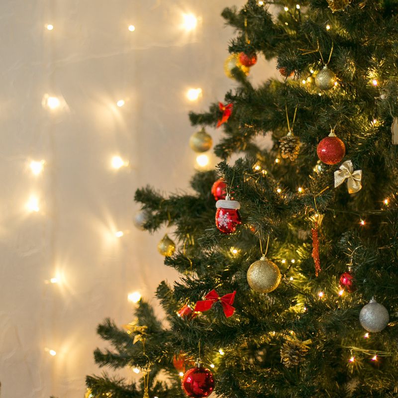 Weihnachtsbaumdecke Christbaum-Rock Tannenbaum-Teppich Baumrock-Matte
