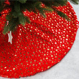 Christbaum-Rock Weihnachtsbaumdecke Tannenbaum-Teppich Baumrock-Matte