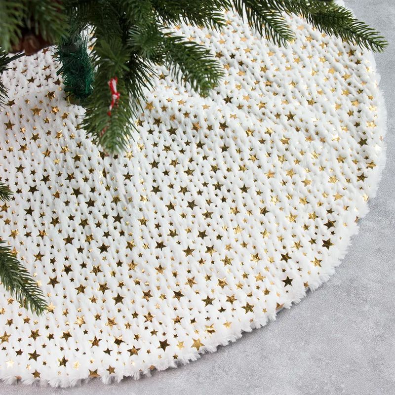 Christbaum-Rock Weihnachtsbaumdecke Tannenbaum-Teppich Baumrock-Matte
