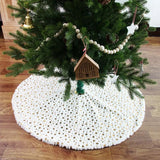 Christbaum-Rock Weihnachtsbaumdecke Tannenbaum-Teppich Baumrock-Matte