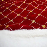 Christbaum-Rock Weihnachtsbaumdecke Tannenbaum-Teppich Baumrock-Matte