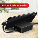 USB-Multianschlussladekabel USB-C Micro USB Lightning Ladekabel 3in1