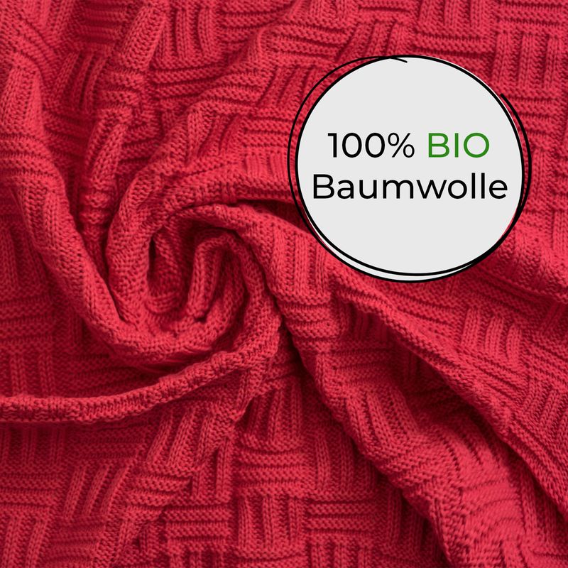 Babydecke Baumwolldecke Kuscheldecke Strickdecke Krabbeldecke