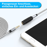 female Audio-Adapter Jackadapter female to female Klinkenkupplung