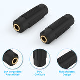 female Audio-Adapter Jackadapter female to female Klinkenkupplung