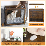 Möbel-Hundebox Grösse S Hundekäfig Haustierkäfig Beistelltisch