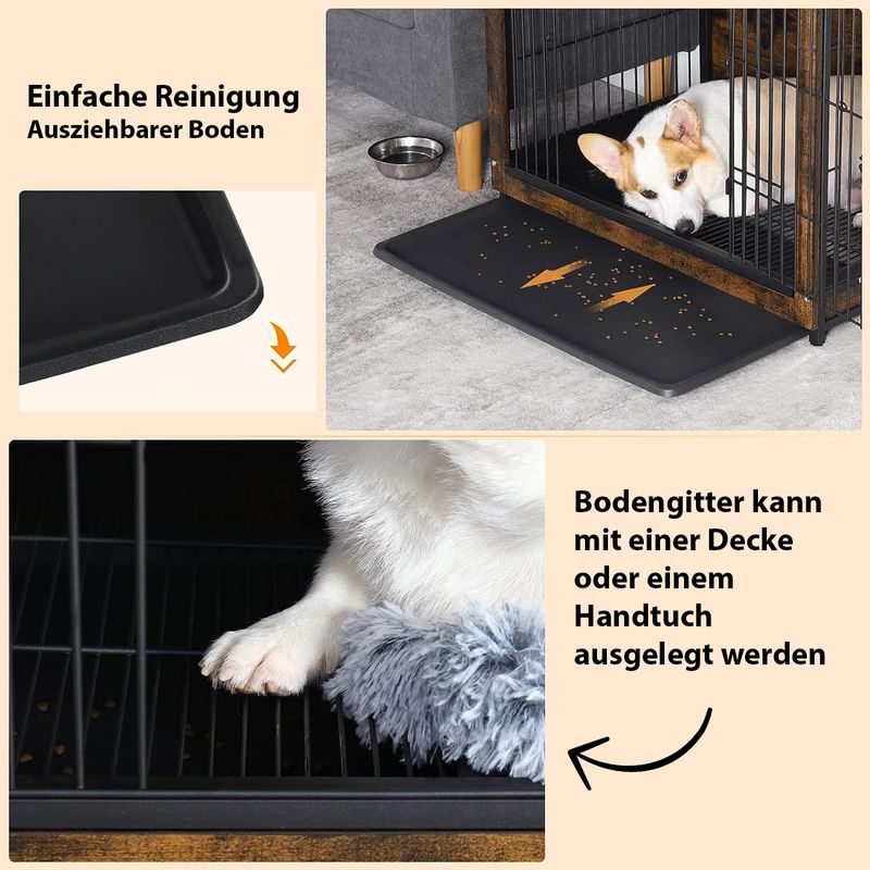 Möbel-Hundebox Grösse S Hundekäfig Haustierkäfig Beistelltisch