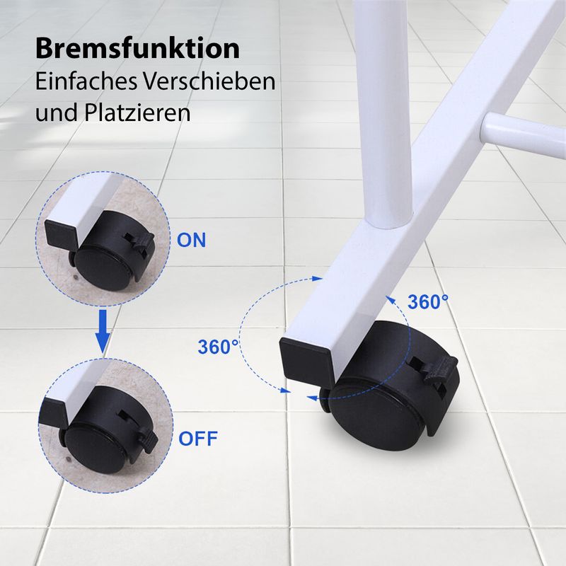 Roll-Kleiderständer Garderobenständer Herrendiener Kleiderständer