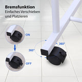 Roll-Kleiderständer Garderobenständer Herrendiener Kleiderständer
