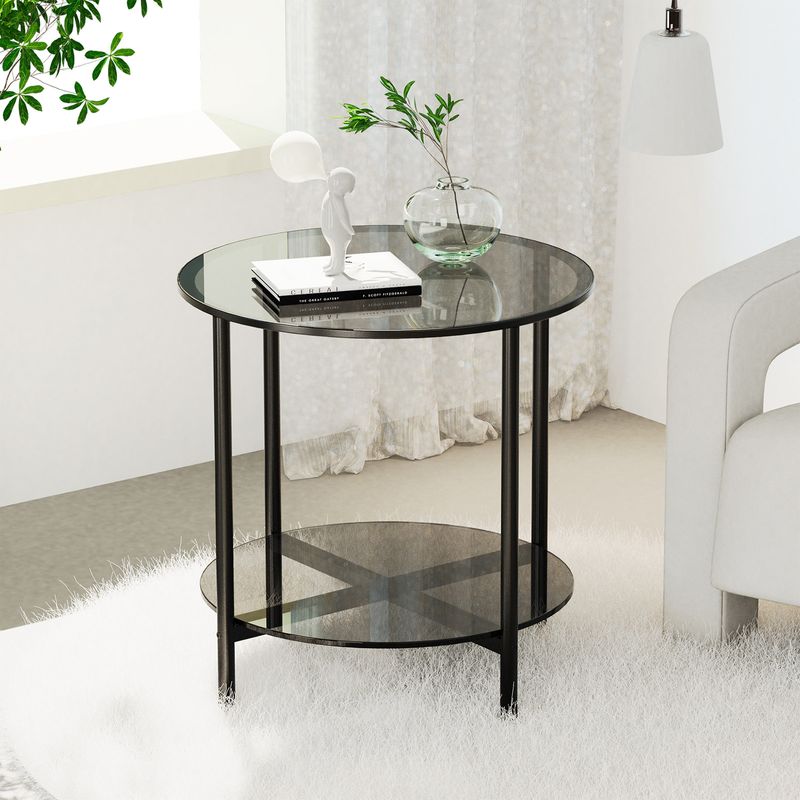 Beistelltisch Wohnzimmertisch Couchtisch Glastisch Sofatisch