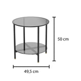 Beistelltisch Wohnzimmertisch Couchtisch Glastisch Sofatisch